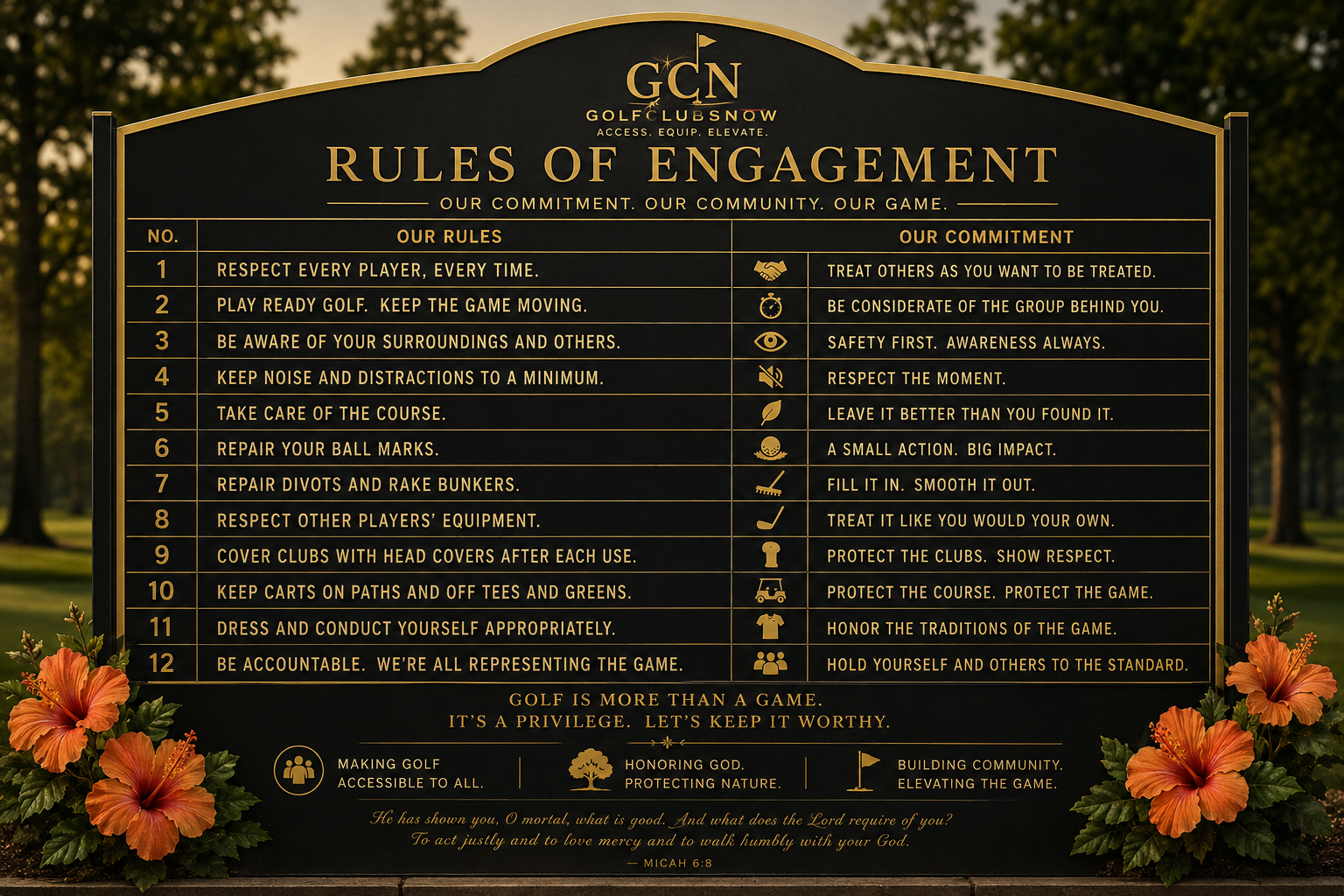 GolfClubsNow Rules of Engagement